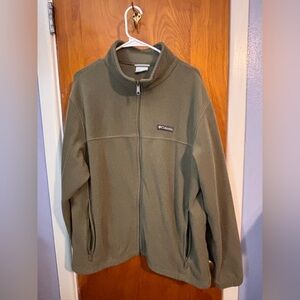 Columbia Forest Green Fleece Jacket